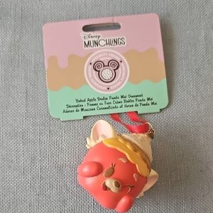 Disney Panda Mei Dessert Ornament - Coral, Cream & Gold Accents